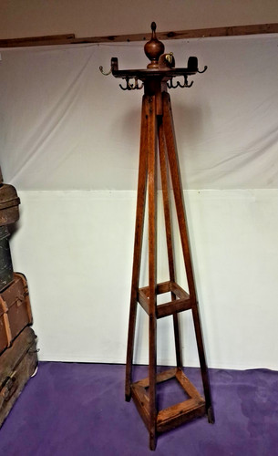 Antique unusual revolving oak - antique,