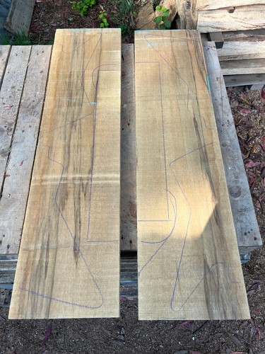 Black limba korina - limba, explorer