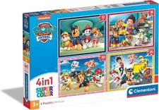 Paw Patrol Puzzle 4 Jigsaw Puzzles in 1 Box 12,16,20,24pc Puzzles