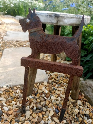 Victorian cast iron scotty - cast,