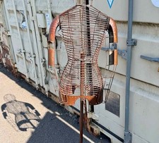 French 20th c Wire Mannequin of female Torso - Industrial Circa 1960