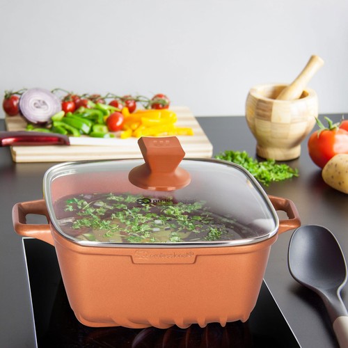 Nea square stockpot die cast - nea,