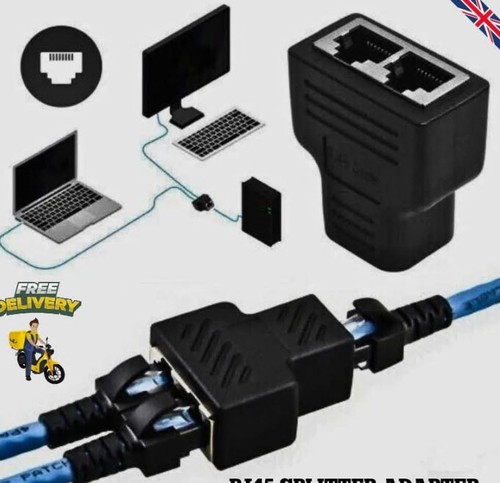 Rj45 splitter adapter lan - splitter,