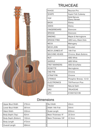 Guitar tanglewood model - tanglewood,,