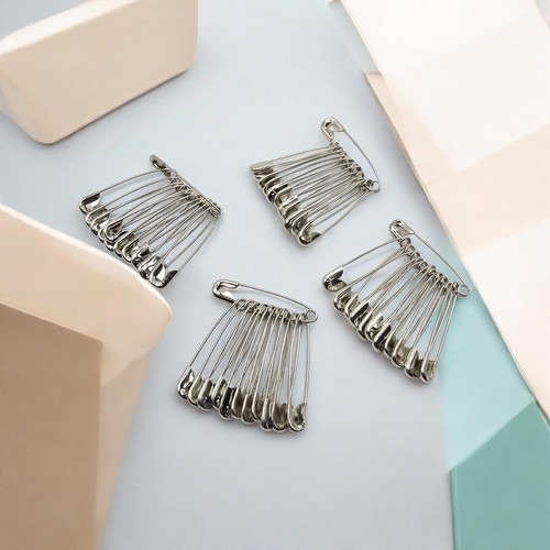 Safety pins 30mm 36mm - 30mm, silver