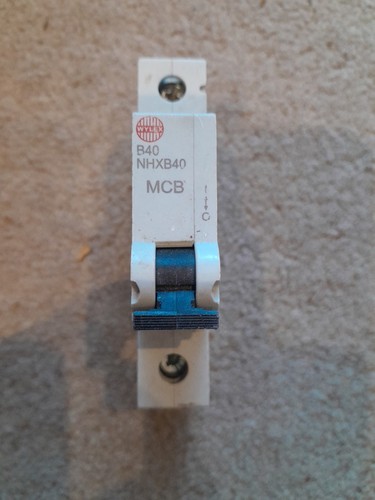 Wylex mcb amp single - 40, pole