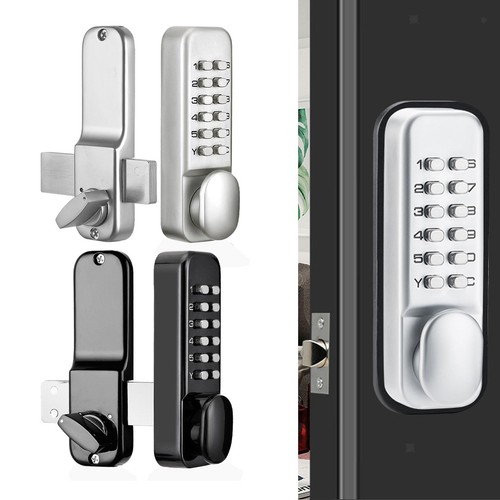 Keyless mechanical door lock - mechanical,