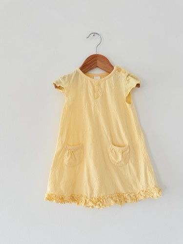 Next girls yellow cotton - yellow,