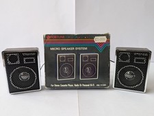 Micro Speaker System RS 1100 Fortune for Stereo Cassette Player, Radio or Hi-Fi