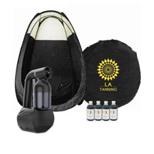 Spray Tanning Tan.Handy Kit - Machine/ Tent & Tanning Solution- Worth £190.00!!