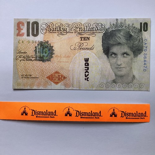 Banksy banknote princess - banknote,