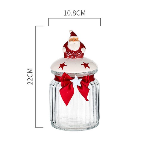 Christmas novelty glass jars - novelty,
