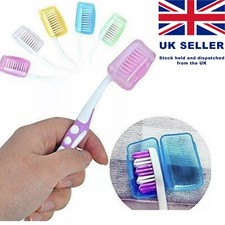 UK Travel Camping Toothbrush Covers Portable   Holder Brush Head  Cap Case Sets