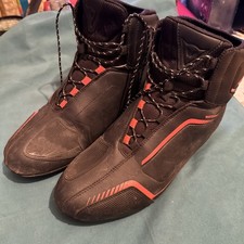 DAINESE RAPTOR D-WP WATERPROOF Motorcycle Motorbike High Ankle SHORT Boots 9 uk