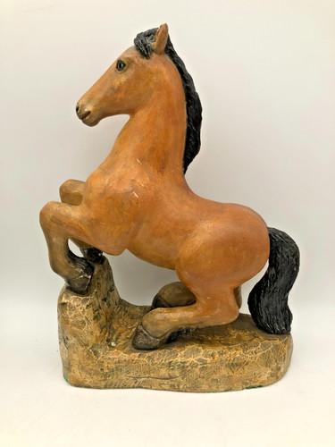 Horse ornament rearing bay - horse,