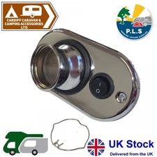 Halogen 12V Switched Chrome