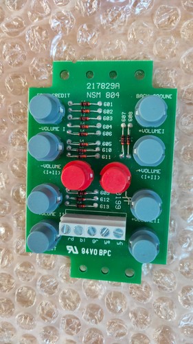 Nsm jukebox remote control - remote, pcb