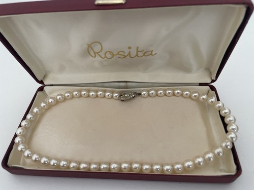 Vintage rosita simulated - simulated, pearl