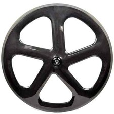 700c Racing Bicycle Carbon 5 Spokes Wheels Tubeless Road Track Bike Wheelset