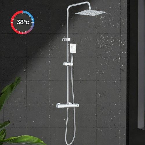 Chrome thermostatic exposed - chrome,