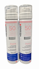 Ultrasun | FACE | SPF50 | Transparent Face & Scalp Mist | Pack of 2 | 75ml
