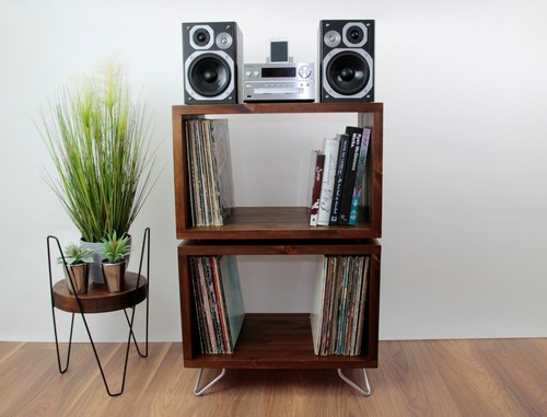 Handmade solid wood record - handmade,