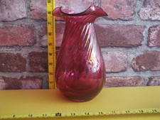 vintage cranberry ruby red