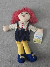 Vintage 1995 Tots TV Tilly Ragdoll Plush Soft Doll Nightdress Case with Tag