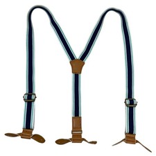 VINTAGE Leather Trim Button