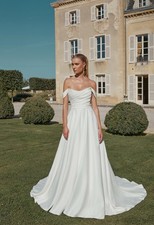 Satin Wedding Dress A-Line