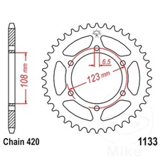 JT Rear Sprocket 65 T 420 P