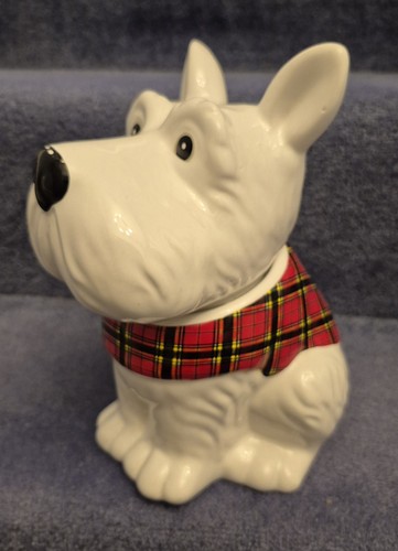 Westie dog biscuit barrel - westie,