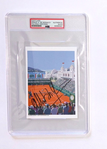 Prince albert monaco signed - albert,
