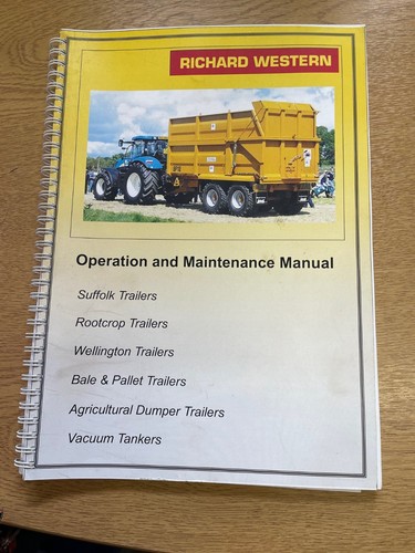 Richard western silage trailer - western,