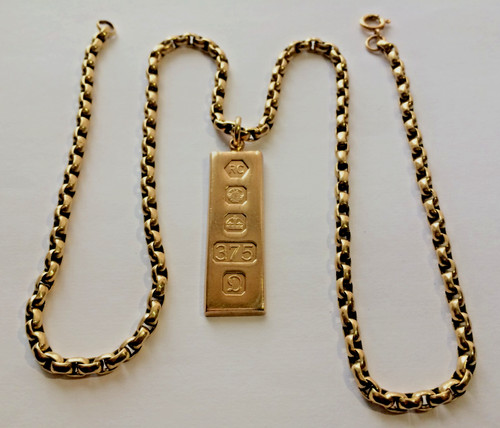 9ct gold heavy 2 - heavy, 21.1/2