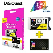 TivùSat Digiquest 4K Ultra HD CAM + Pre-Activated Smart Card Italian TV 🇮🇹