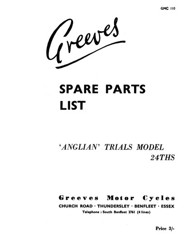 Greeves anglian trials - greeves,