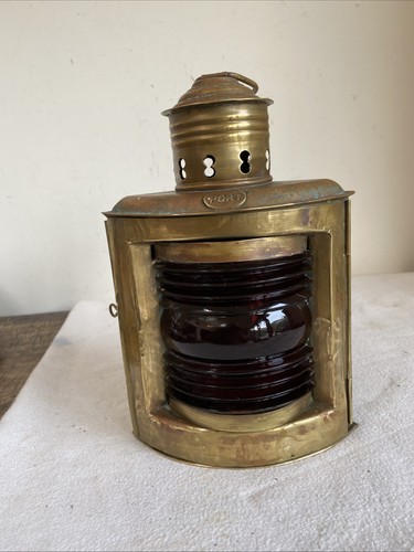 Vintage copper brass ships - copper,
