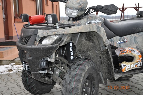Shock cover suzuki kingquad - suzuki,