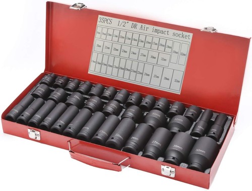 35pcs deep impact socket set - 35pcs,