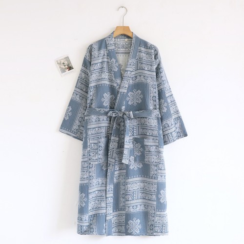 New men blue patterned - men’s,