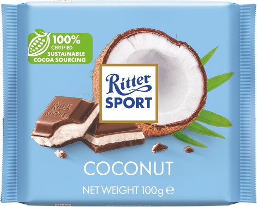Ritter sport coconut milk - coconut,