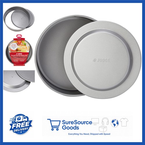 Round flan tin 20cm 4cm - round,