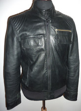 ZARA Real Leather Biker Jacket