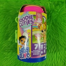 BABY ALIVE FOODIE CUTIES Doll & 7 Surprises Set (Series 1) New Kids Toy Age 3+