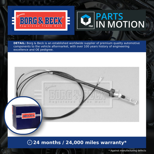 Handbrake cable front - cable,