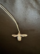 Alex Monroe Silver Bee Necklace