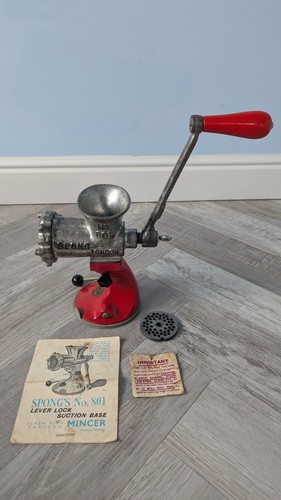 Vintage spong 801 mincer - no,