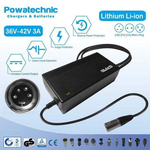 42v pin ion charger - li-ion,