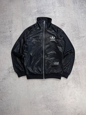 Adidas Chile 62 Trefoil Wet Look Black Track Jacket Men's 2009 Size S